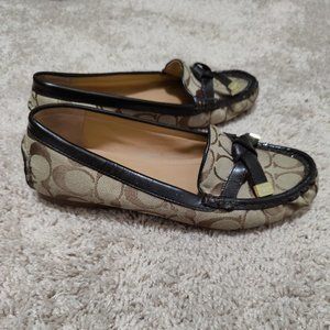 Coach signature flats